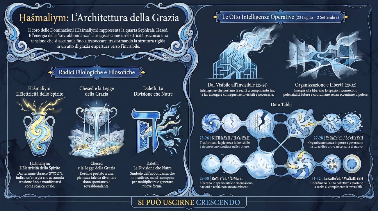 Ḥašmaliym: il nome ebraico delle Dominazioni e il suo significato.