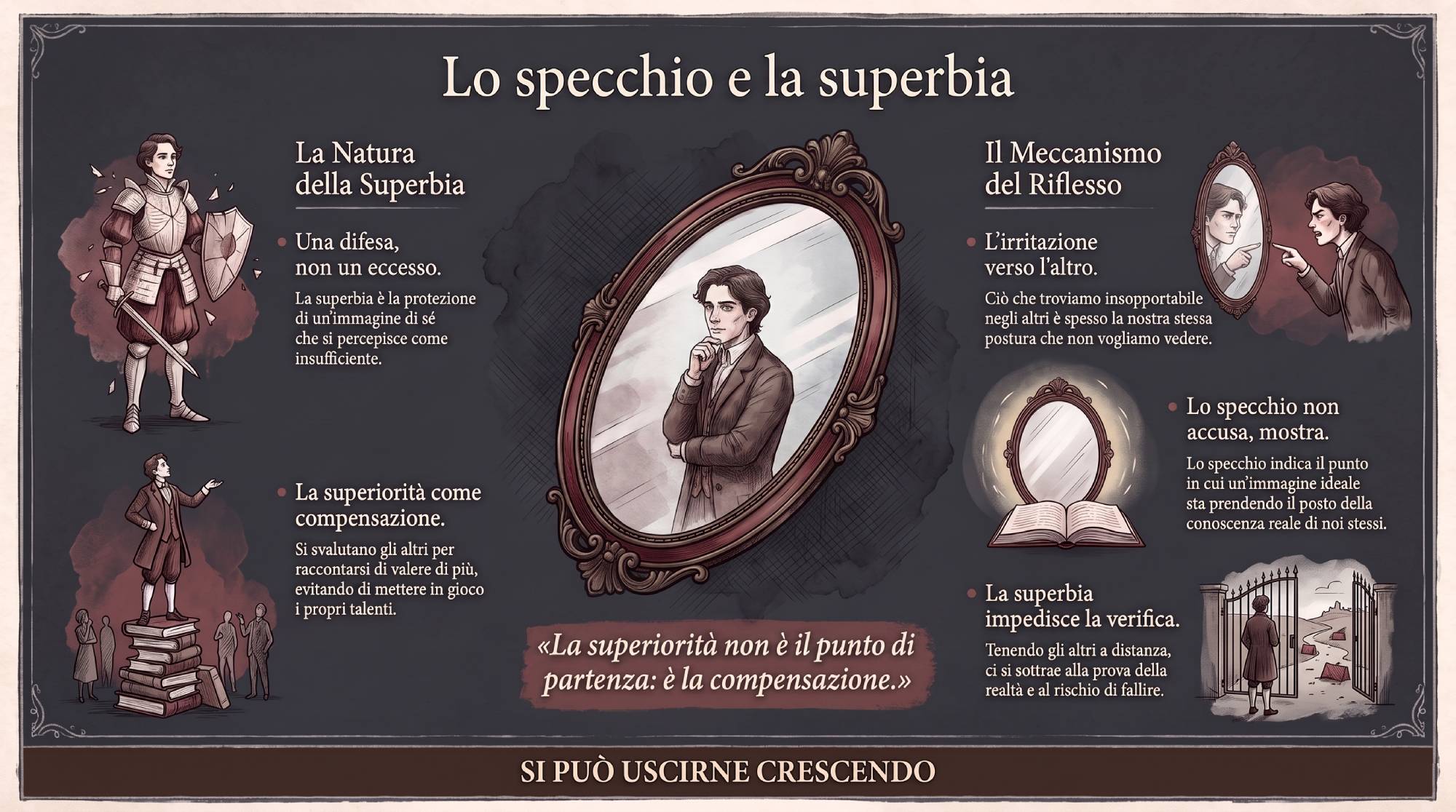 Lo specchio e la superbia — serata del Corpus Sibaldianum del 30 luglio 2026.