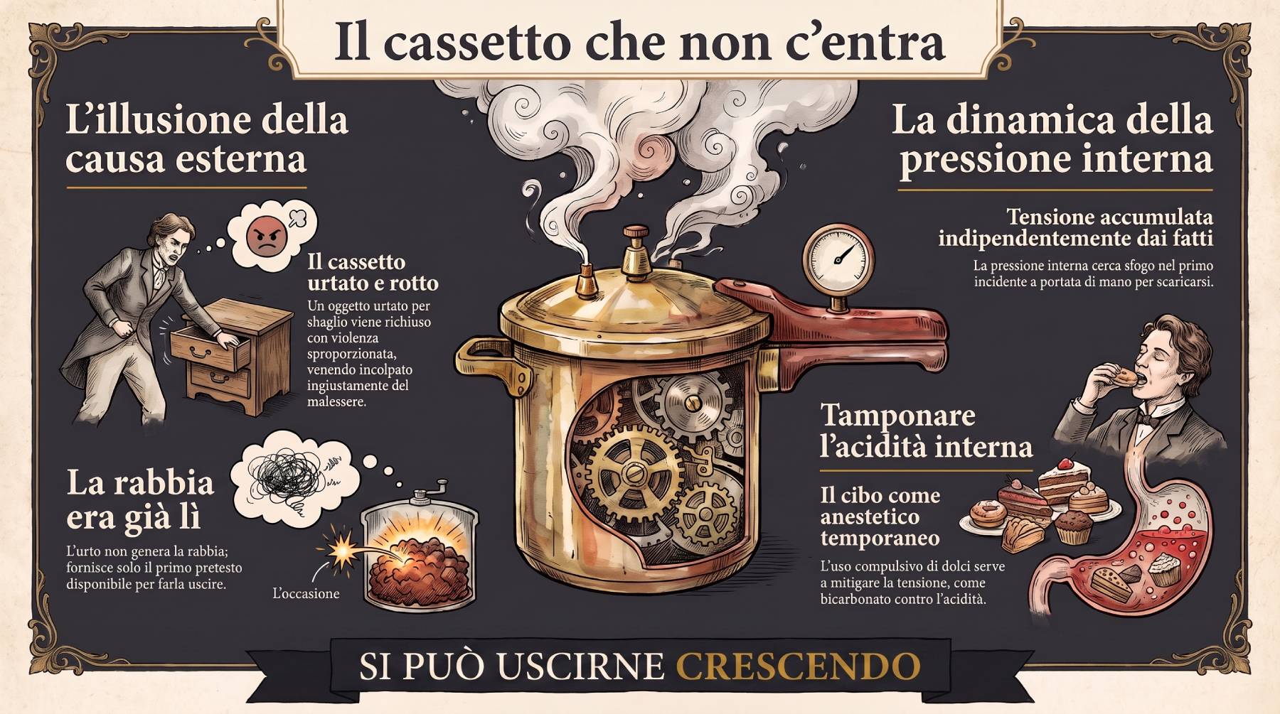 Il cassetto che non c'entra — serata del Corpus Sibaldianum del 20 agosto 2026.