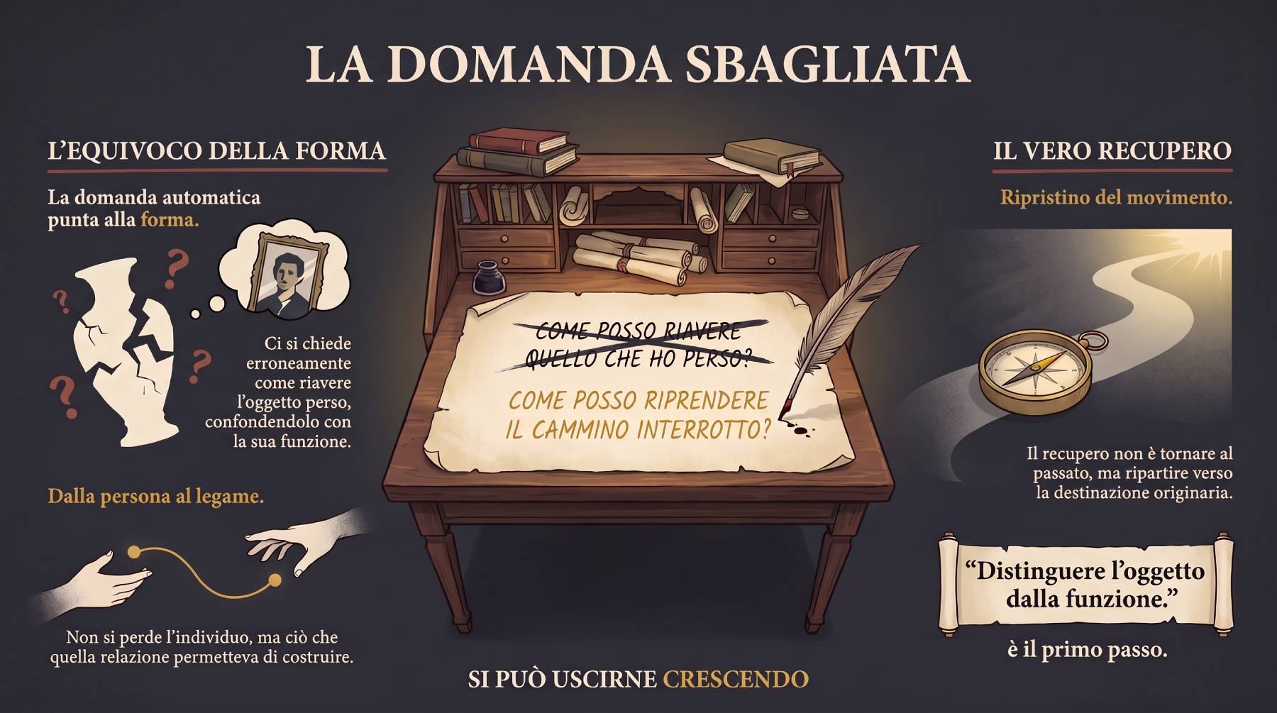 La domanda sbagliata — serata del Corpus Sibaldianum del 24 settembre 2026.