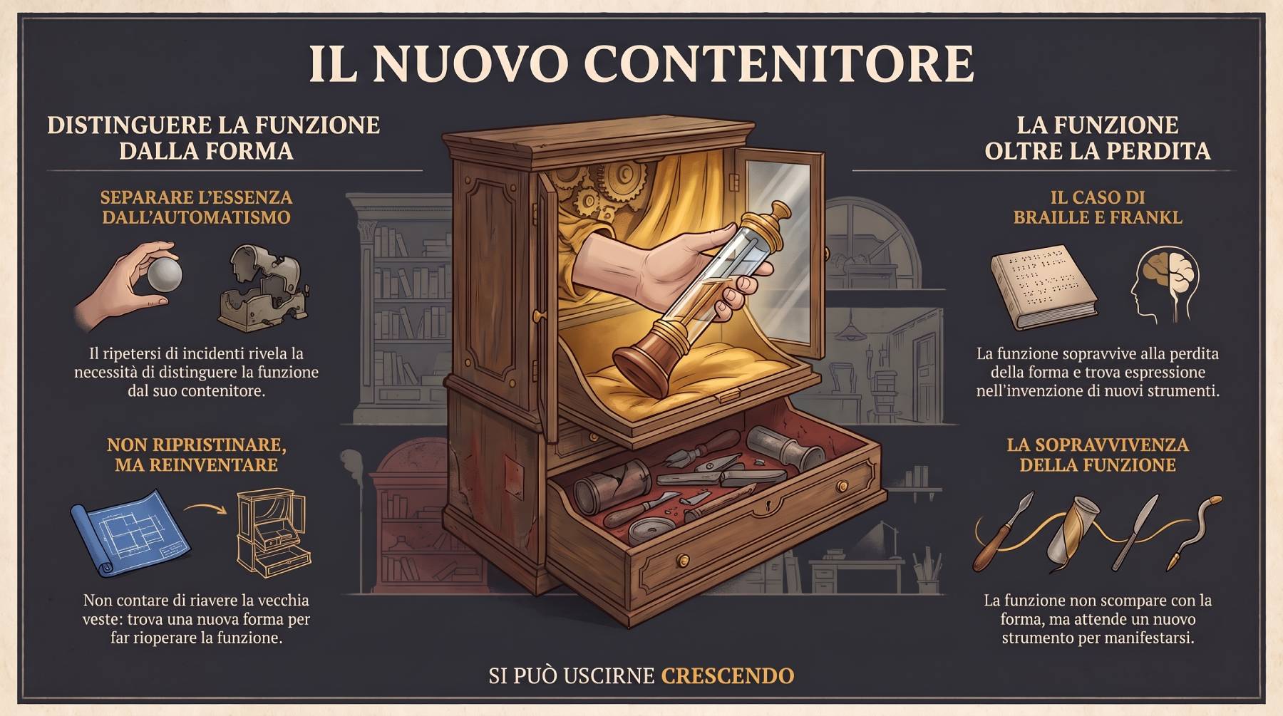 Il nuovo contenitore — serata del Corpus Sibaldianum del 24 settembre 2026.