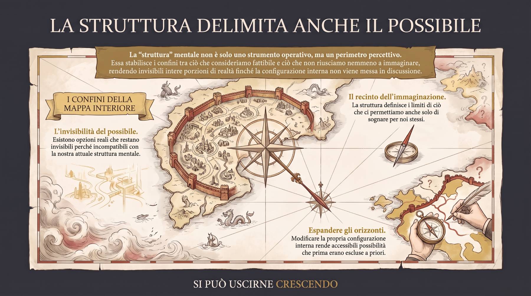 La struttura delimita anche il possibile — serata del Corpus Sibaldianum del 17 settembre 2026.