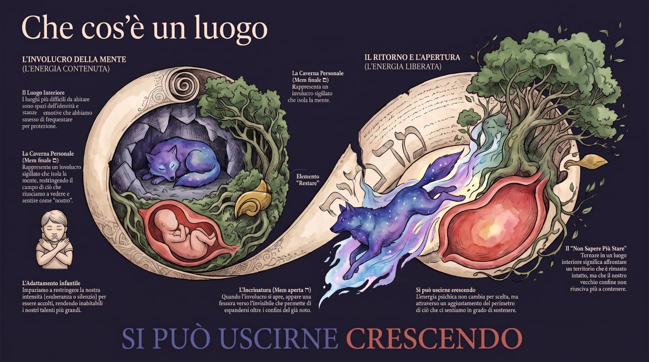 La transizione dalla Mem finale alla Mem aperta: dall'involucro sigillato al varco verso l'invisibile.