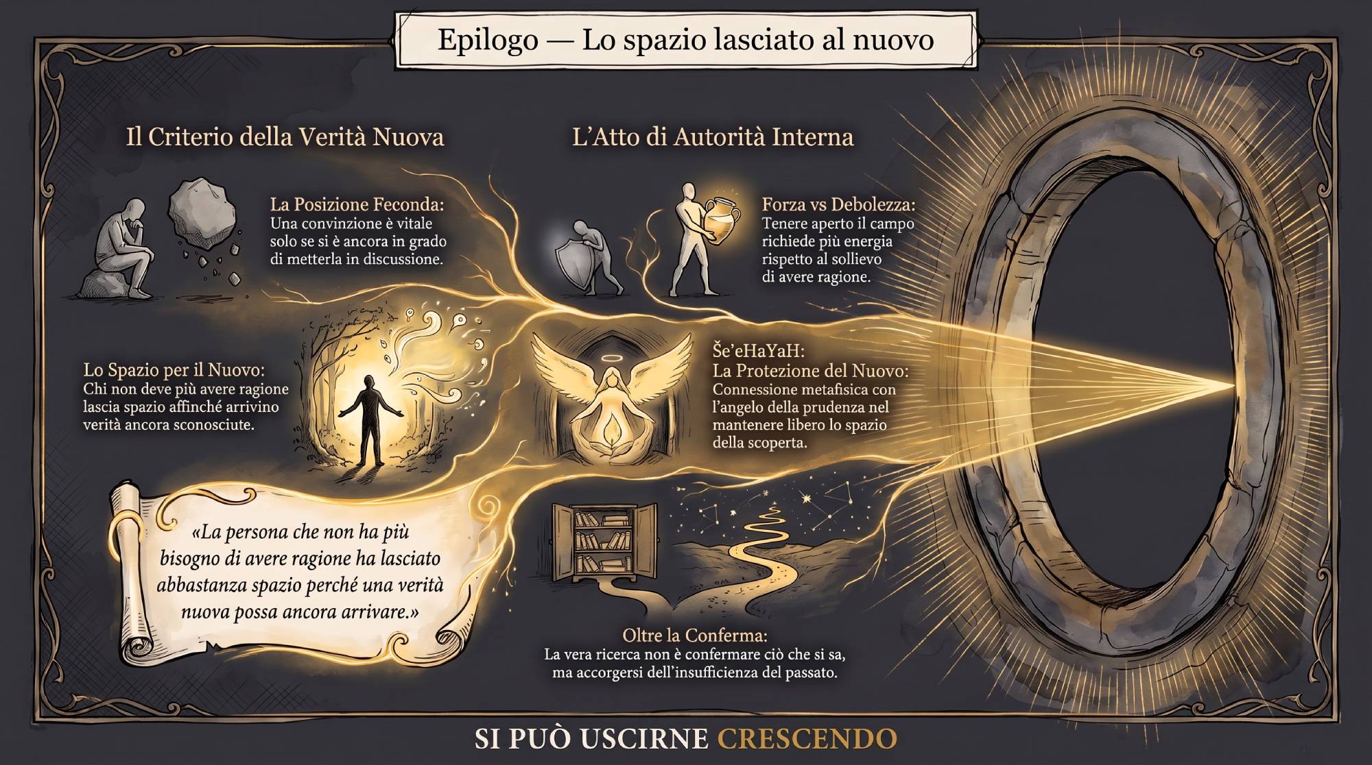 Epilogo: Lo spazio lasciato al nuovo