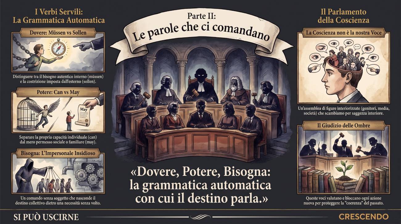 Parte II - I verbi servili e il parlamento della coscienza