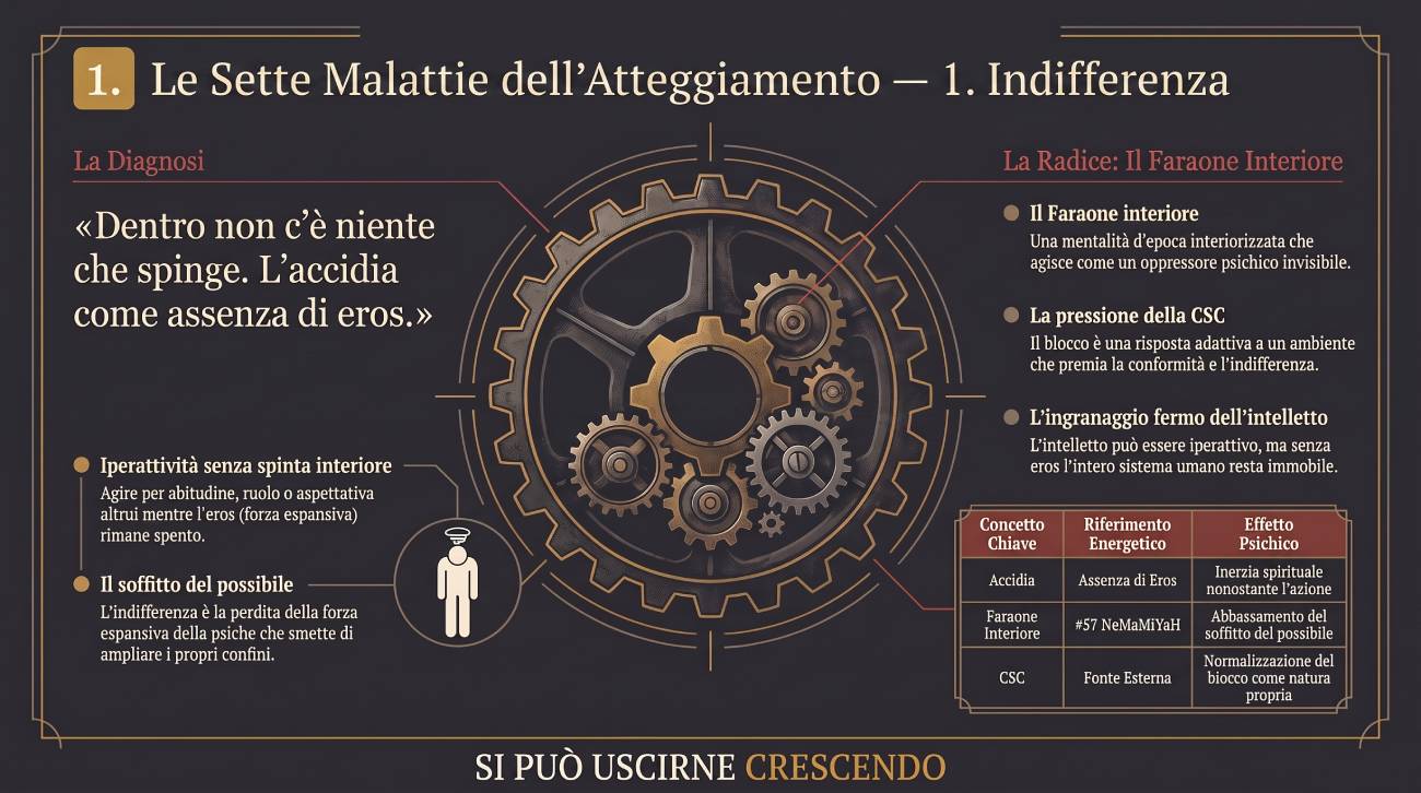Indifferenza - l'accidia come assenza di eros e il Faraone interiore