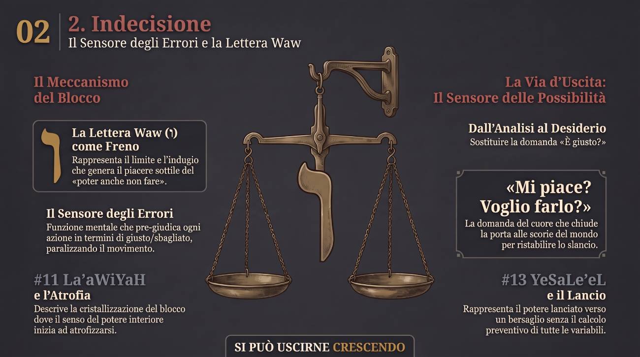 Indecisione - il sensore degli errori e la lettera Waw