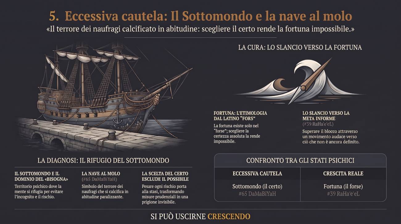 Eccessiva cautela - il Sottomondo e la nave ferma al molo