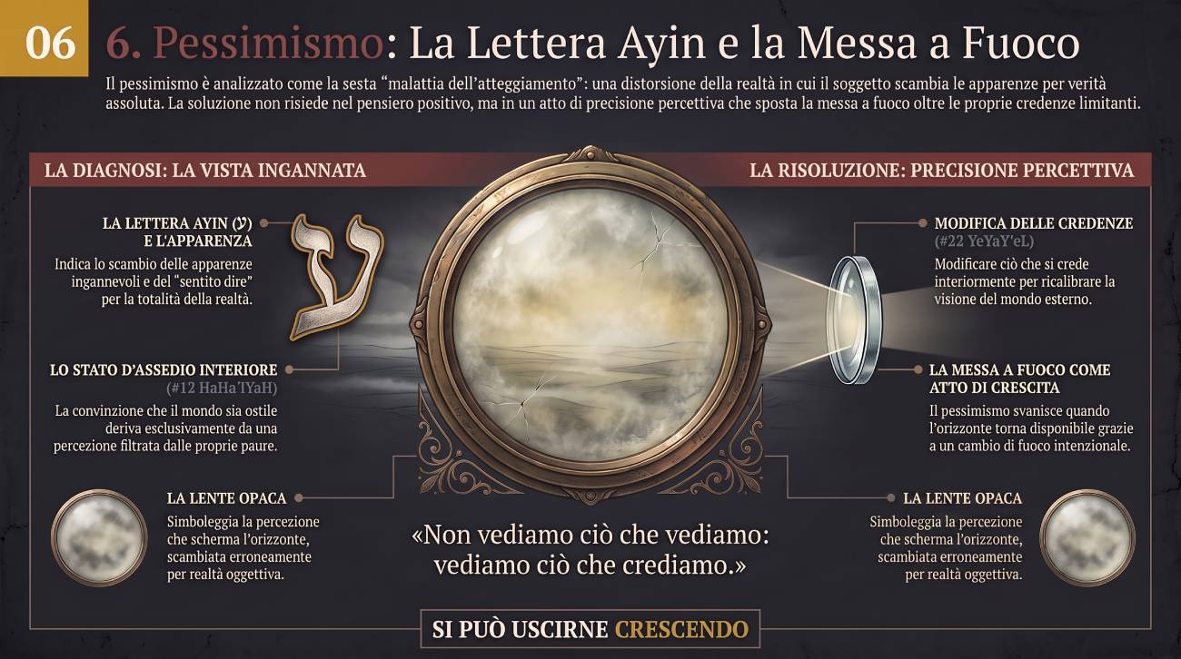 Pessimismo - la lettera Ayin e la messa a fuoco percettiva