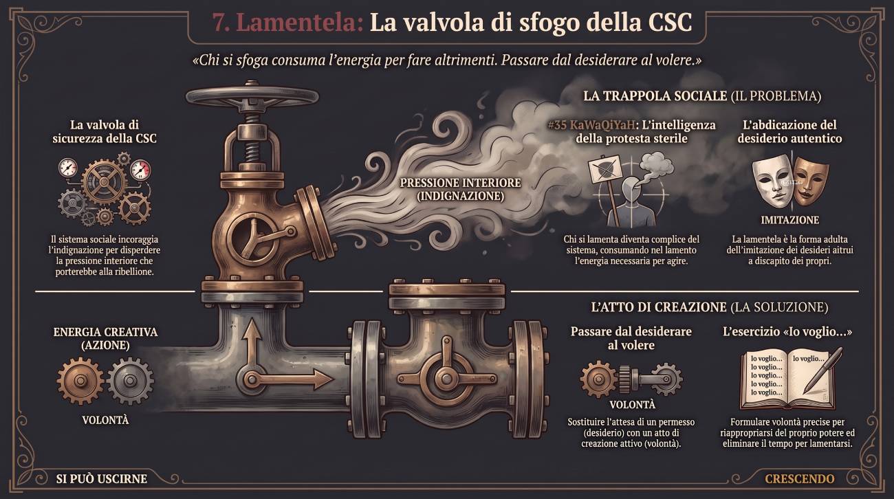 Lamentela - la valvola di sfogo della CSC e l'atrofia del desiderio