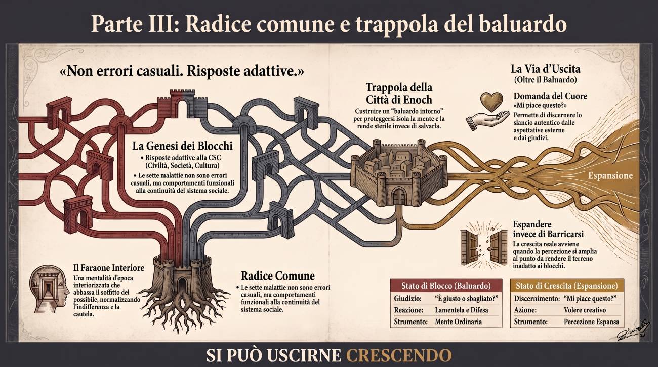 La radice comune - la CSC come sistema che genera i blocchi e la trappola del baluardo