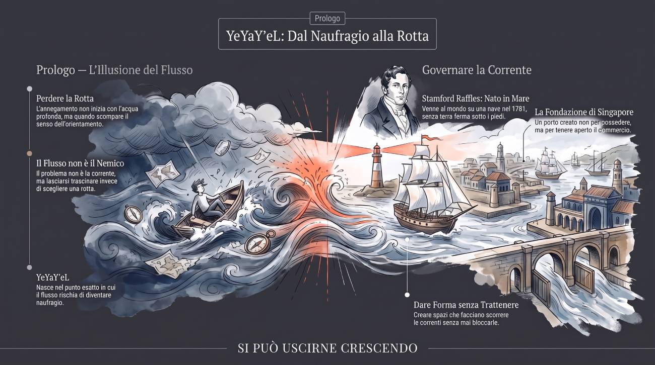 Infografica Prologo #22 YeYaYʼeL: Stamford Raffles, nato in mare sulla nave Ann.