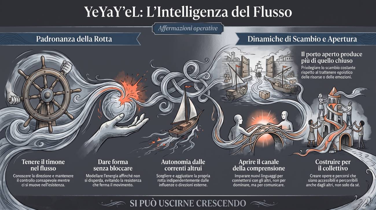 Infografica Affermazioni #22 YeYaYʼeL: affermazioni per lavorare con questa energia.