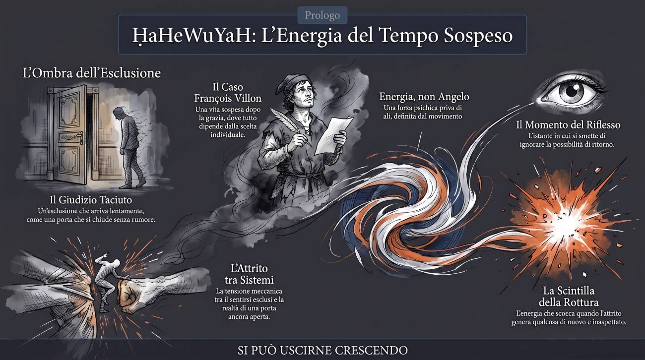 Infografica Prologo #24 ḤaHeWuYaH: François Villon e il tempo che non sappiamo come fu usato.