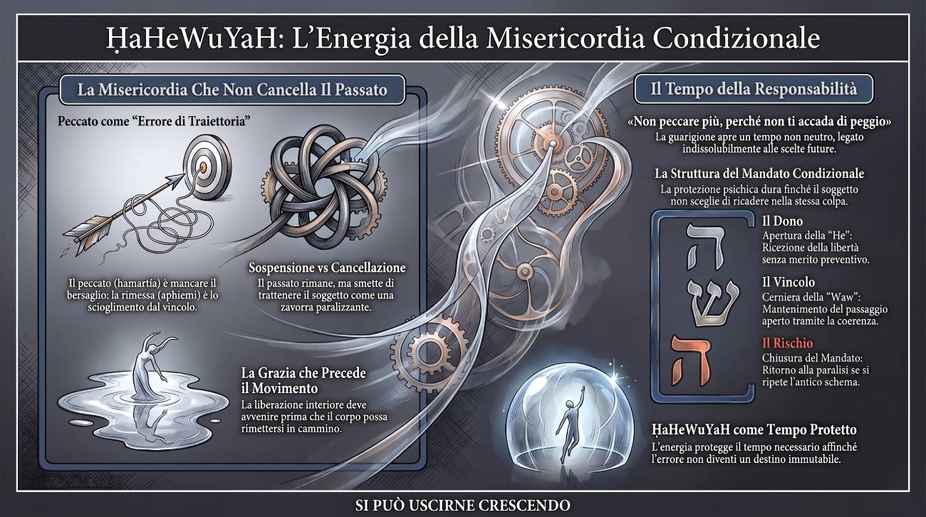 Infografica Parte III #24 ḤaHeWuYaH: Marco 2 e Giovanni 5, la misericordia che non cancella il passato.