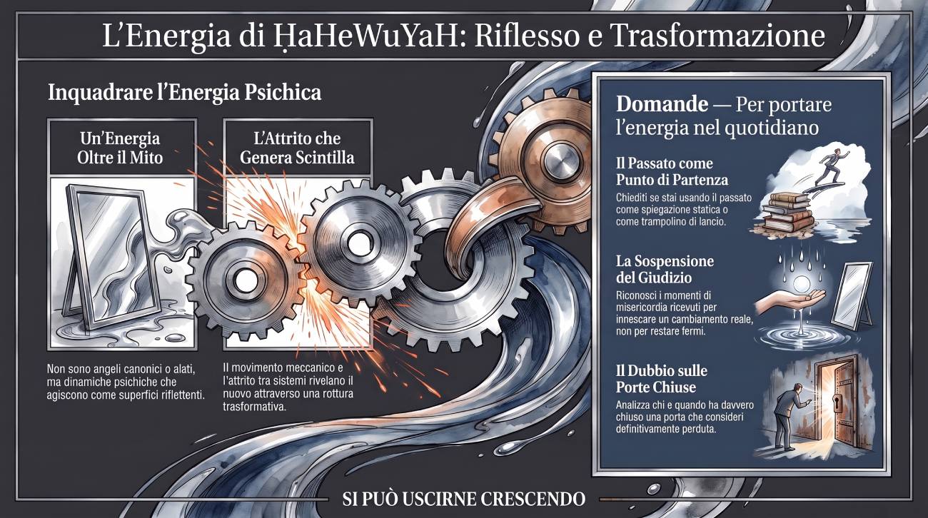 Infografica Domande #24 ḤaHeWuYaH: domande operative per lavorare con questa energia.