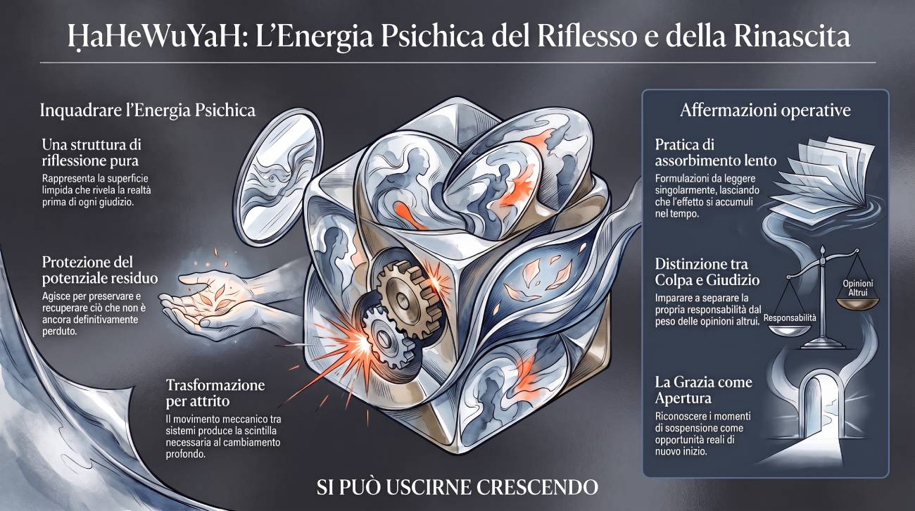 Infografica Affermazioni #24 ḤaHeWuYaH: affermazioni per lavorare con questa energia.