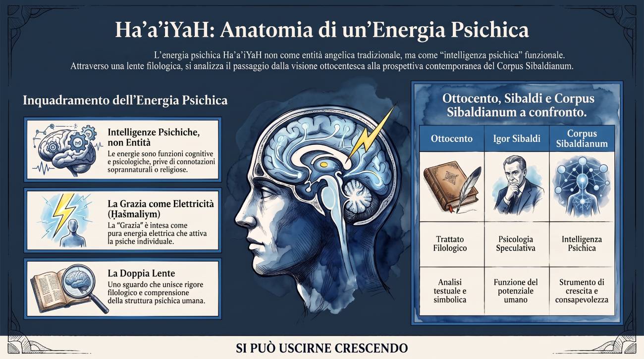 Infografica Doppia Lente #26 HaʼaʼiYaH: Ottocento, Sibaldi e Corpus Sibaldianum a confronto.