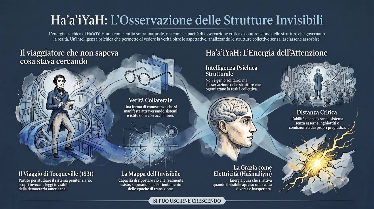 Infografica Prologo #26 HaʼaʼiYaH: Tocqueville e il viaggio che cambiò tutto.