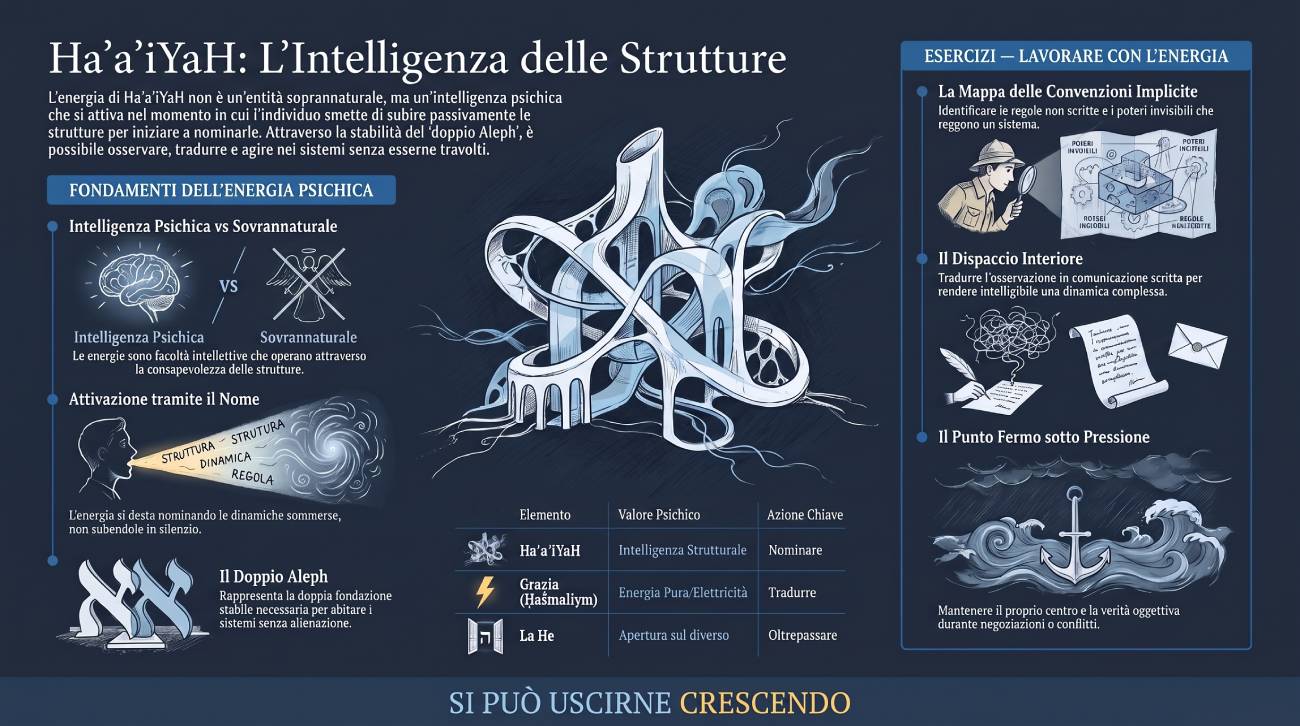 Infografica Esercizi #26 HaʼaʼiYaH: tre pratiche per lavorare con l'energia.
