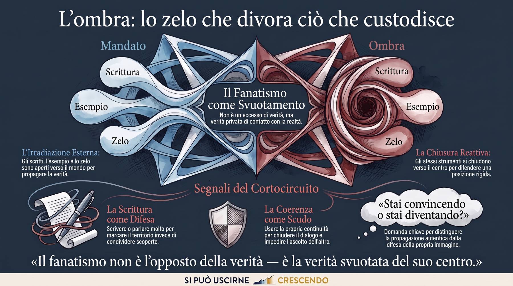 Parte IV — L'ombra: lo zelo che divora ciò che custodisce