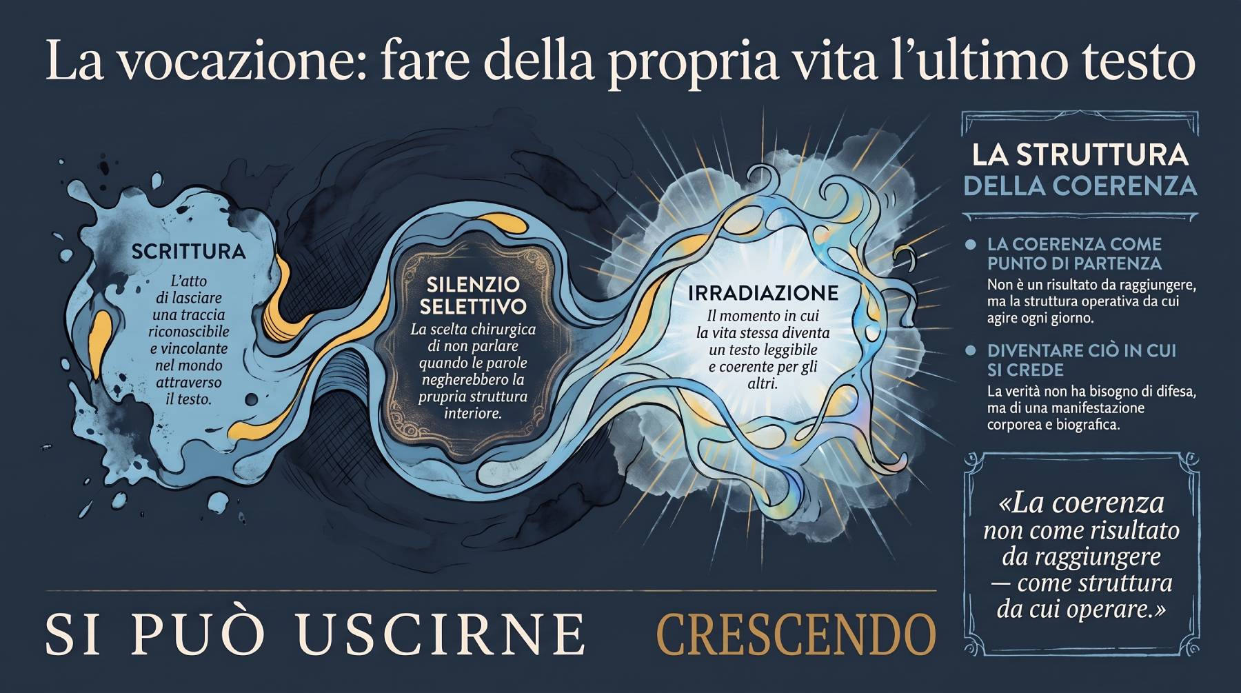 Parte V — La vocazione: fare della propria vita l'ultimo testo