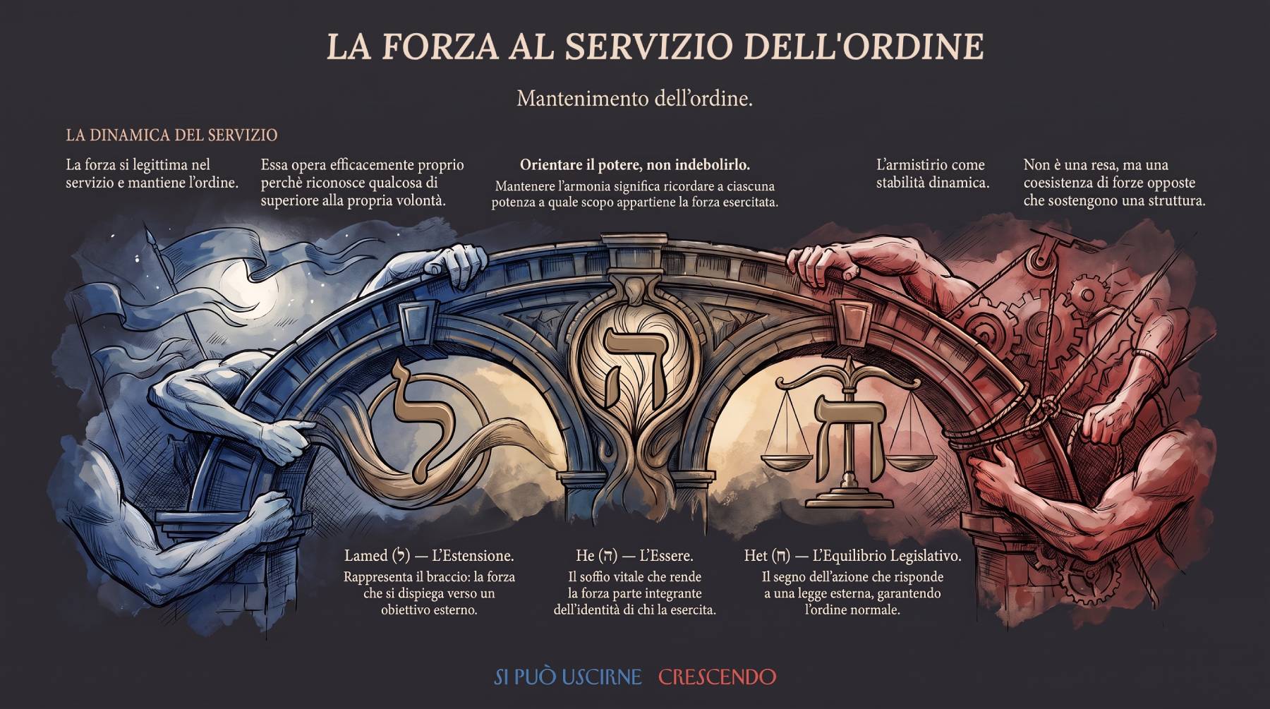 LeHeḤiYaH - La forza al servizio dell'ordine - Illustrazione per la Parte I