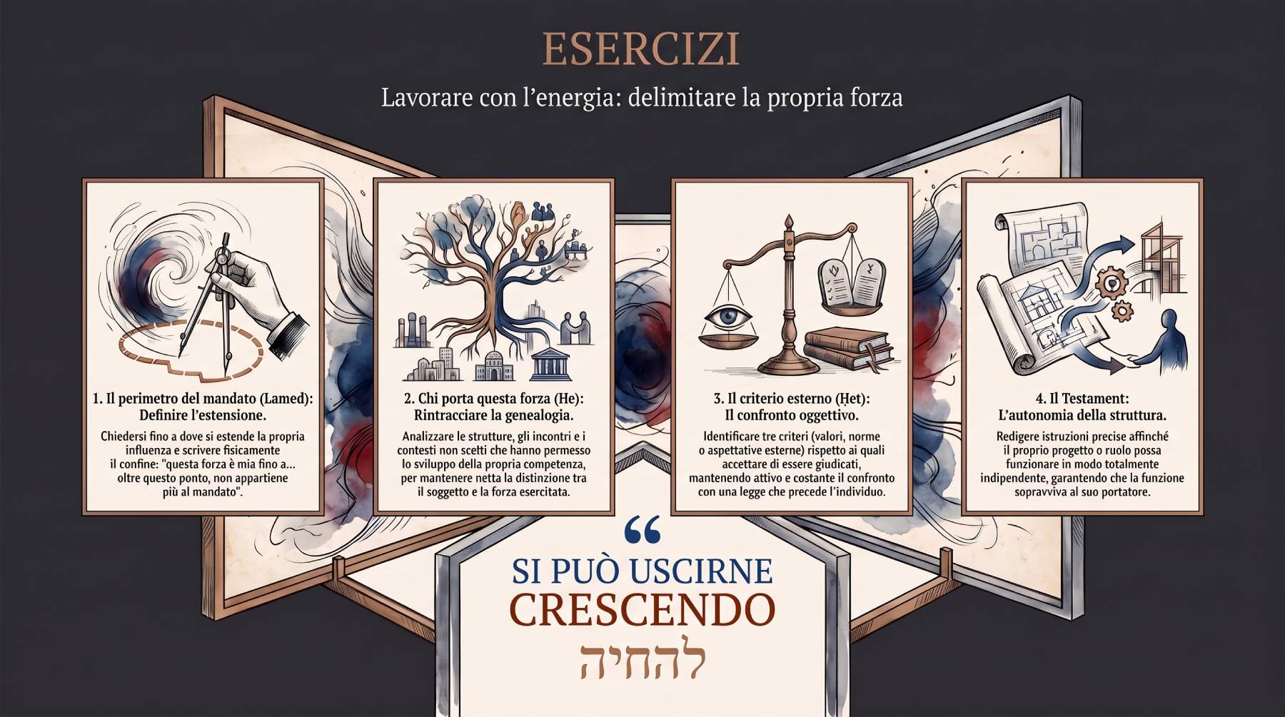 LeHeḤiYaH - Esercizi — Illustrazione per la sezione Esercizi
