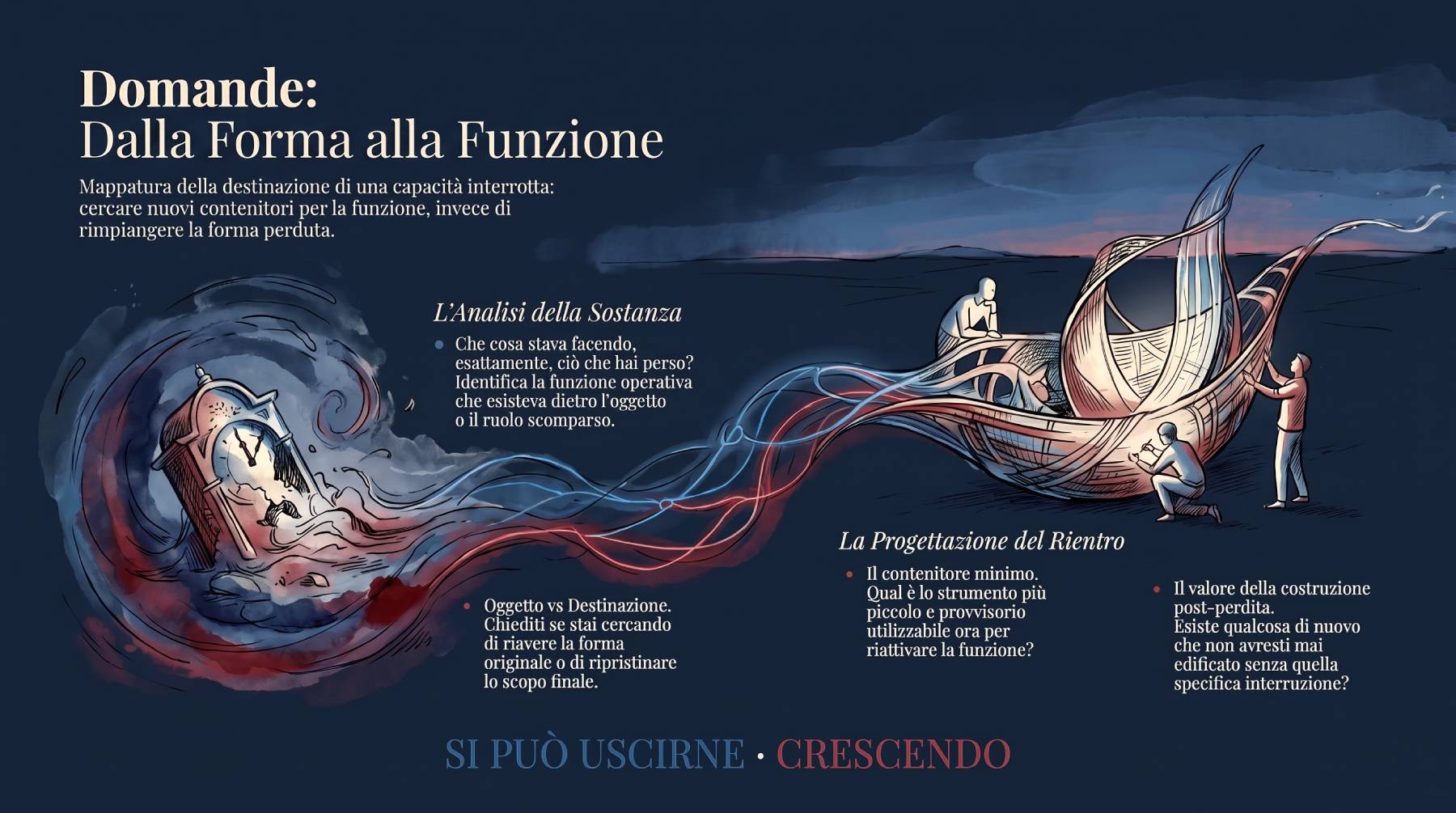 Domande — MaNaDeʼeL: interrogativi per orientare il lavoro di recupero della funzione nel quotidiano.