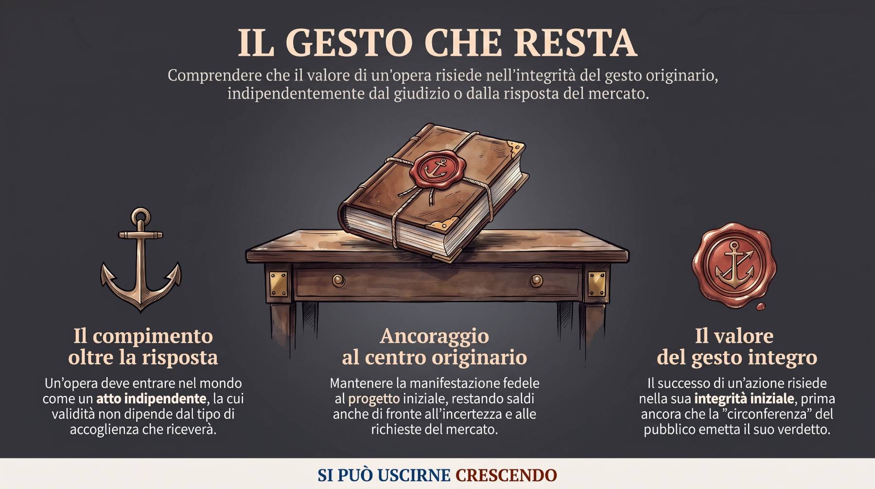 Parte V — ʼANiYʼeL: la vocazione come struttura che si ripete — il gesto di riconoscere il punto da cui si parte prima di partire dalla risposta.