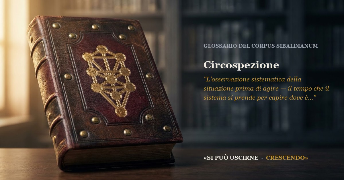 Immagine di copertina — Circospezione