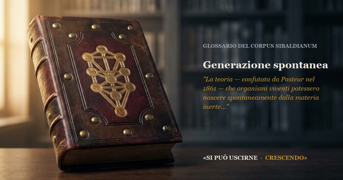 Immagine di copertina — Generazione spontanea