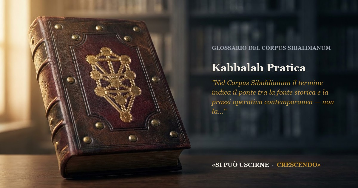 Immagine di copertina — Kabbalah Pratica