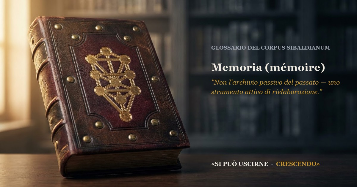 Immagine di copertina — Memoria (mémoire)